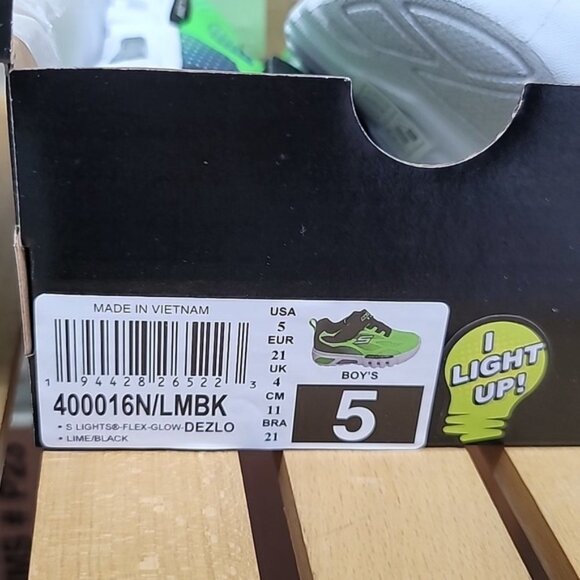 Toddler Boy's Skechers Flex Glow Dezlom Light-Up Sneaker - Picture 8 of 8